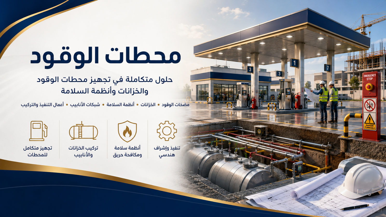 محطات الوقود والخزانات